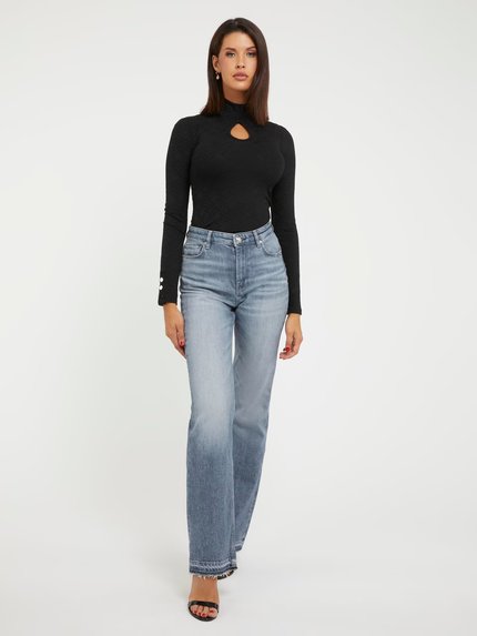 Módní Clio top, Černá barva, 2023