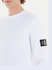 Módní Badge Waffle triko, Bílá barva, 2024