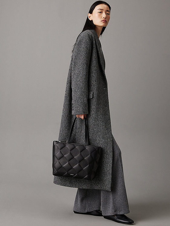 Diamond Quilt velká kabelka – Calvin Klein Jeans, Černá barva Ženy