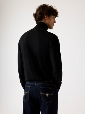 Jim svetr – GUESS, Černá barva Muži