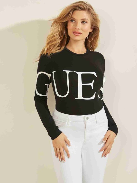 Logo  body – Guess, Černá barva Ženy, Ženy, Ženy, Ženy, Ženy, Ženy, Ženy 1