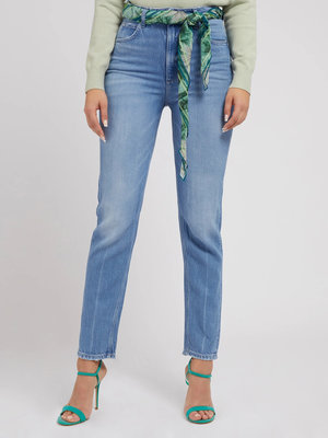 Guess – Mom jeans, Modrá barva