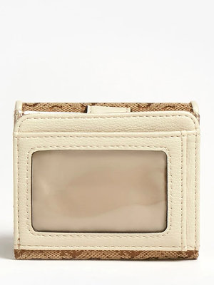 Aviana peněženka – Guess, Hnědá, Béžová barva Ženy