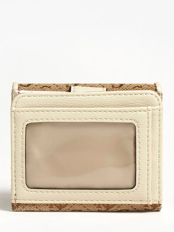 Aviana peněženka – Guess, Hnědá, Béžová barva Ženy