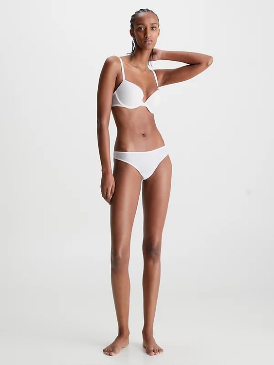 Sheer Marquisette tanga Bílá barva Ženy