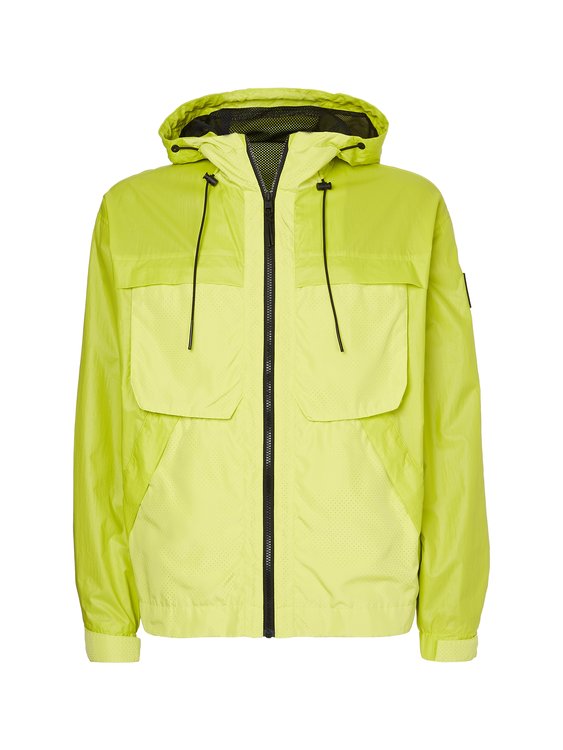 Calvin Klein Jeans, Lime, Neonová barva Perforated větrovka