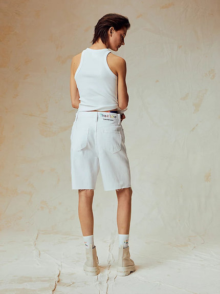 Módní This is Love tílko, Bílá barva, 2022