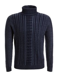 Luxusní Phil svetr, Modrá, Navy barva, M, XL