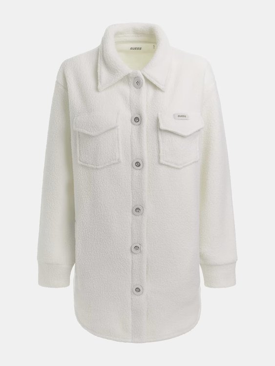 Charla košilová bunda Bílá barva Ženy