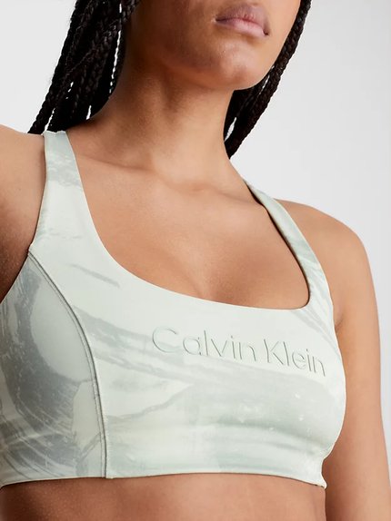 Módní Medium Support podprsenka, Zelená barva, 2023