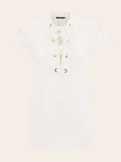 Marika blůza Bílá barva Ženy