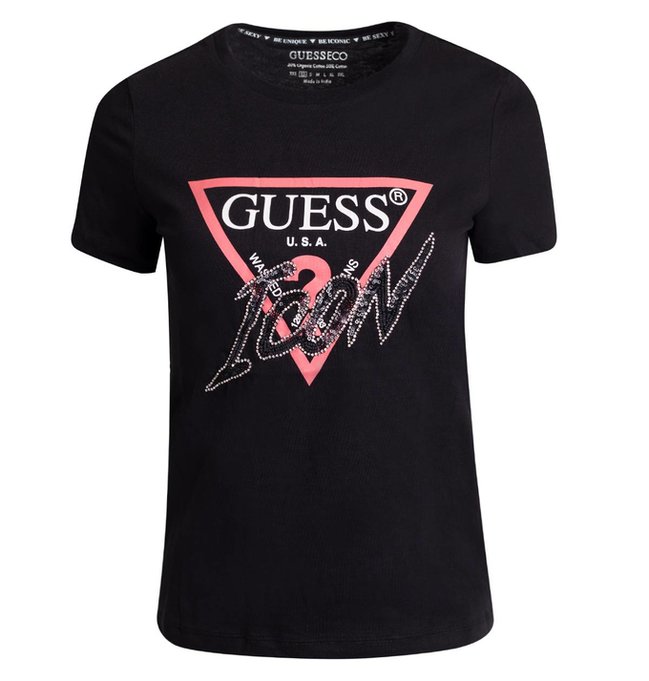 Luxusní Icon triko, Černá barva, XS, S, M, L, XL