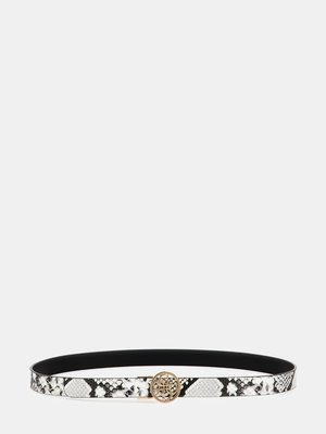 Katey pásek – GUESS, Bílá, Černá barva Ženy