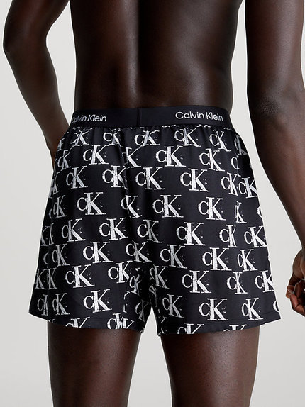 Módní CK 96 Cotton trenky, Černá, Multi barva, 2024