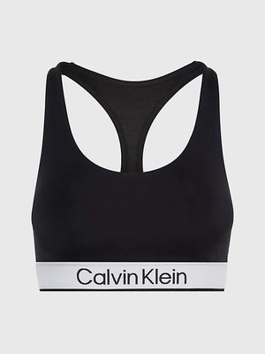 Calvin Klein Performance – Medium Impact Sports podprsenka, Černá barva