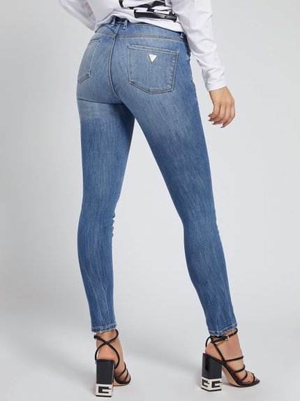 Módní Jegging jeans, Modrá barva, 2021