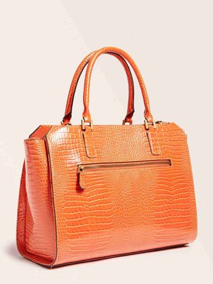 Módní Raffie kabelka, Oranžová barva, 2021 1