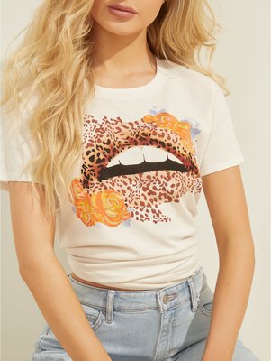 Luxusní Eco lip triko, Béžová barva, XS, S, M, L