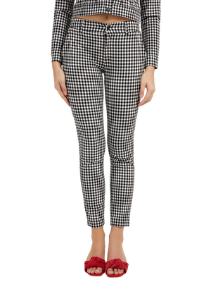 Guess – Zoe kalhoty, Bílá, Černá barva