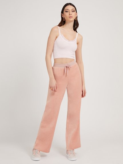 Guess, Růžová barva Laetitia top