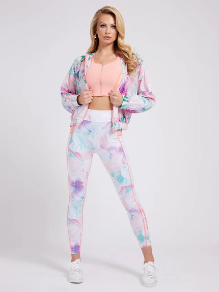 Módní Carlie bunda, Multi, Oranžová, Růžová, Zelená barva, 2022