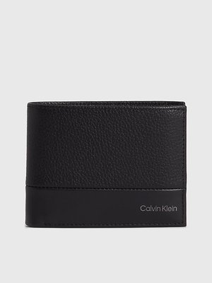 Calvin Klein Jeans – Subtle Mix Trifold peněženka, Černá barva