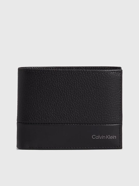 Calvin Klein Jeans – Subtle Mix Trifold peněženka, Černá barva