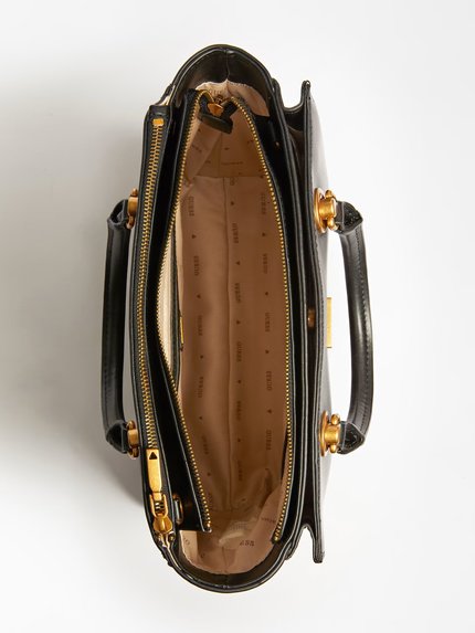 Módní Amantea Girlfriend kabelka, Černá barva, 2022