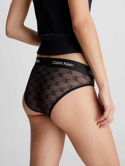 Módní 1996 Logo Lace bikiny, Černá barva, 2023