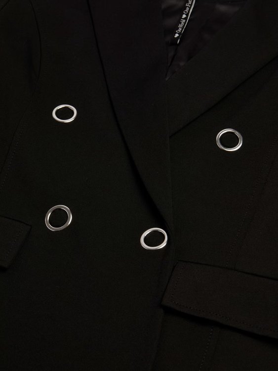 Luxusní Dafne sako, Černá barva, XS, S, M, L