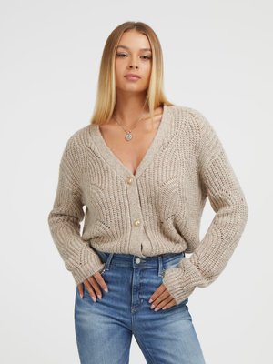 GUESS – Melanie svetr, Hnědá barva