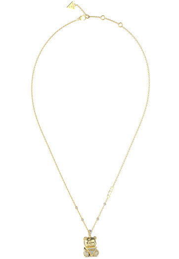 GUESS – Rock Candy náhrdelník, Zlatá barva