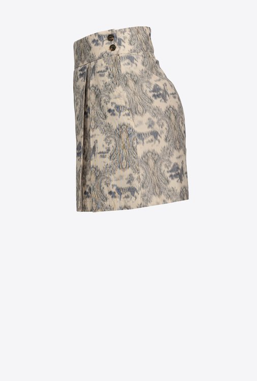 Módní Cambobasso šortky, Bílá, Multi barva, 2022