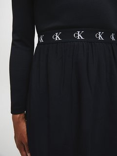 Luxusní Logo šaty, Černá barva, XS, S, M, L