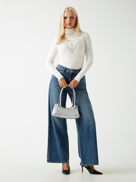 Luxusní Melanie rolák, Bílá barva, S, L