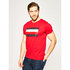 Tommy Hilfiger – TH Stripe Triko, Červená barva