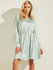 Módní Agata šaty, Tyrkysová barva, 2021