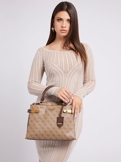 Luxusní Zadie kabelka, Hnědá barva, T/U/1