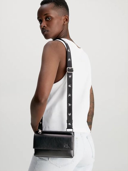 Módní Ultralight crossbody, Černá barva, 2023