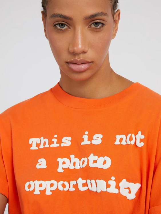 Not A Photo triko Oranžová barva Ženy