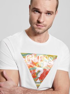 Luxusní Abstract triko, Bílá barva, S, M, L, XL