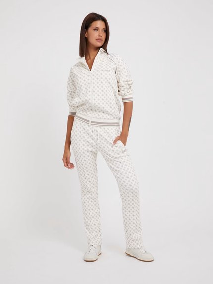 Módní Aggie tepláky, Bílá barva, 2023