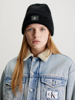 Minimal Monogram čepice – Calvin Klein Jeans, Černá barva Ženy
