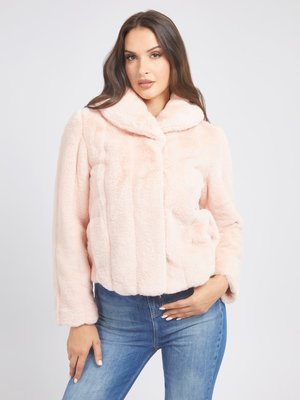 GUESS – New Sophy kožich, Růžová barva
