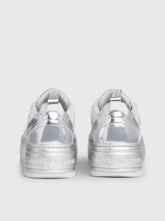 Luxusní Bold Platf Low tenisky, Stříbrná barva, 37, 38, 39