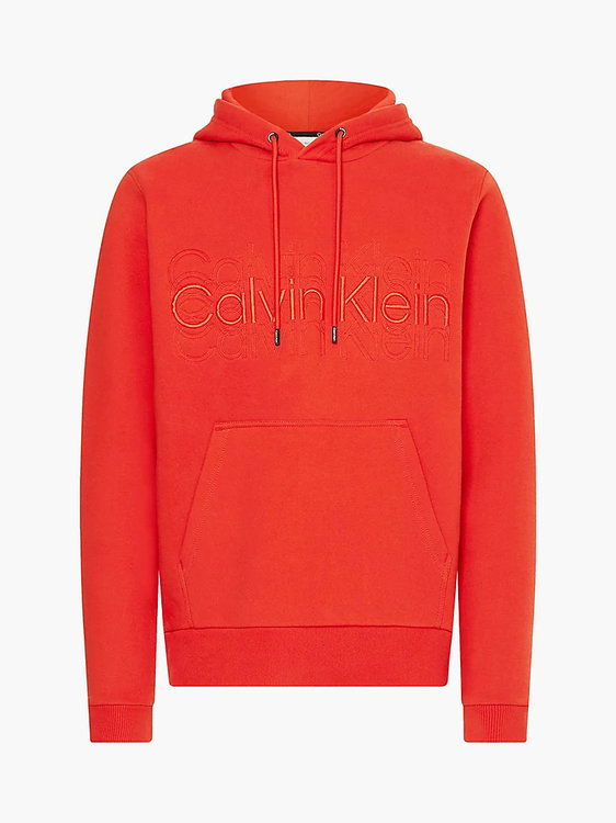 Calvin Klein, Červená barva Multi logo mikina