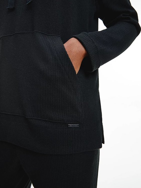 Luxusní Lounge mikina, Černá barva, XS, S, M, L