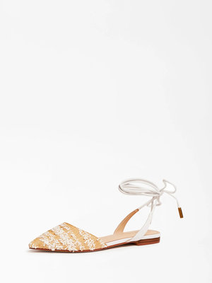 Guess – Carlas sandály, Béžová barva