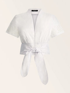 Kaia top Bílá barva Ženy