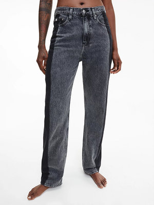 High rise jeans – Calvin Klein Jeans, Černá, Šedá barva Ženy